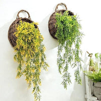 Thumbnail for Woven Hanging Planter Wicker Basket