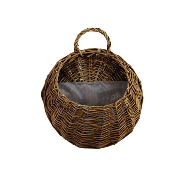 Woven Hanging Planter Wicker Basket