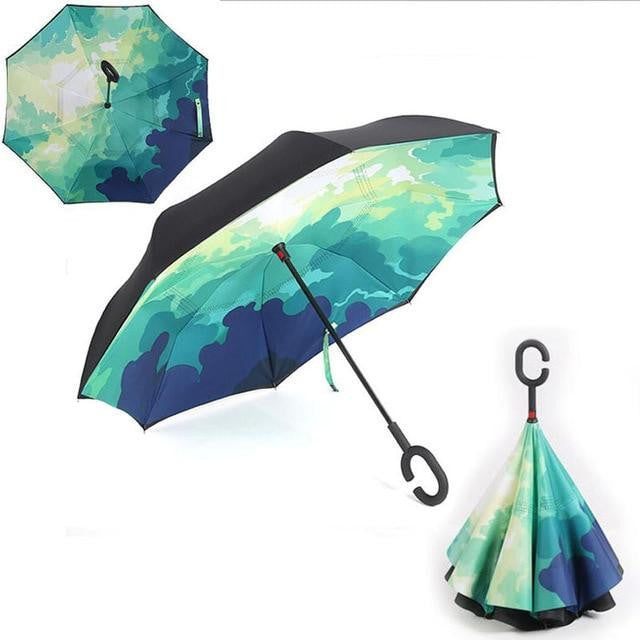 Automatic Windproof Inverted Umbrella - PeekWise