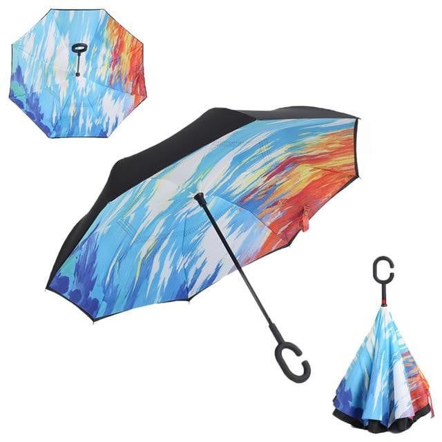 Automatic Windproof Inverted Umbrella - PeekWise