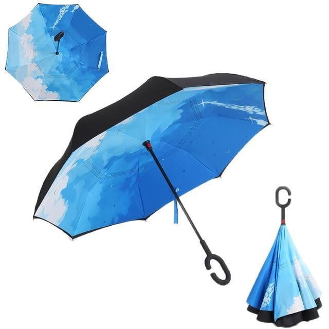 Automatic Windproof Inverted Umbrella - PeekWise