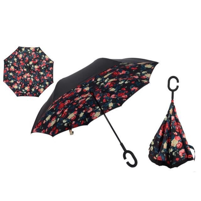 Automatic Windproof Inverted Umbrella - PeekWise