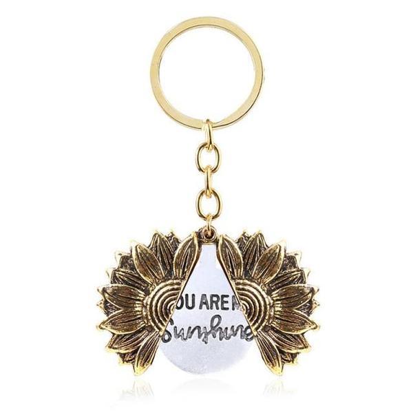 You Are My Sunshine Sunflower Necklace