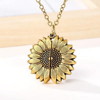 Thumbnail for You Are My Sunshine Sunflower Necklace