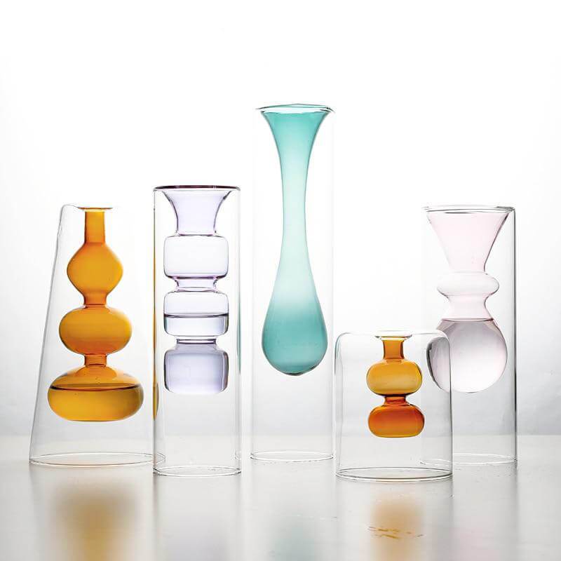 Yves Coloured Glass Vase PeekWise
