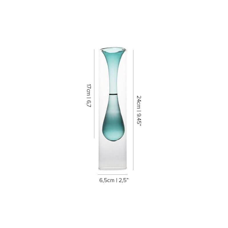 Yves Coloured Glass Vase PeekWise