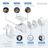 Thumbnail for Adhesive Magnetic Cabinet Locks