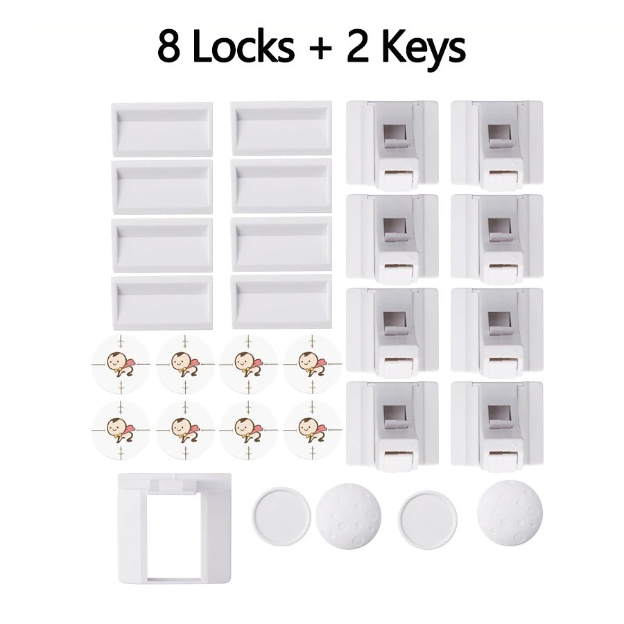 Adhesive Magnetic Cabinet Locks