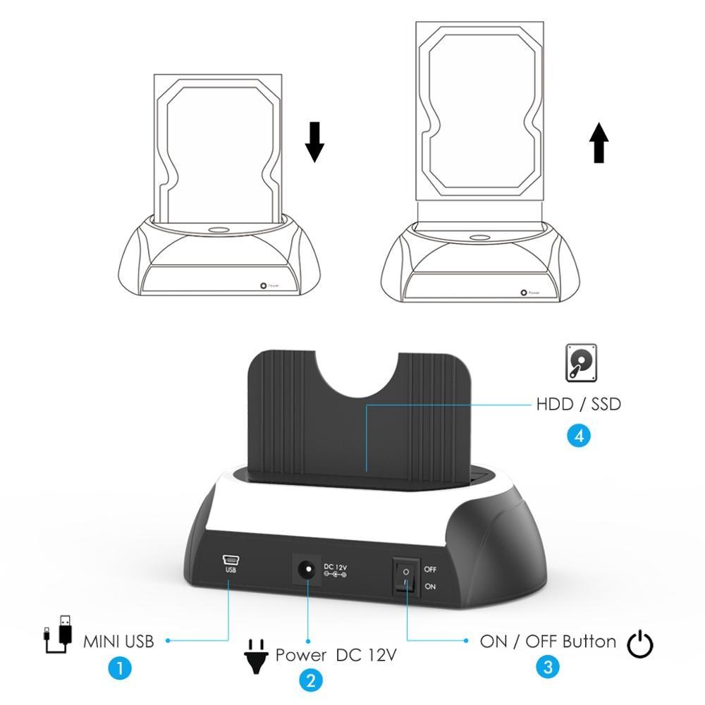 All-in-One SATA HDD Docking Station