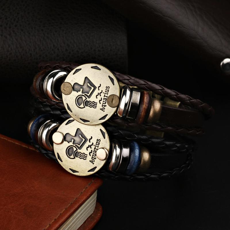 Italian Zodiac Bracelet 2018 (Black)