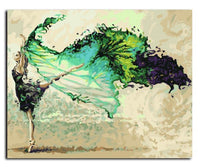Thumbnail for Releve in Arabesque Color Splash - Van-Go Paint-By-Number Kit