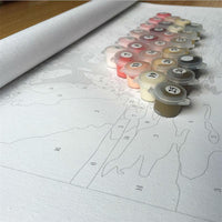 Thumbnail for Releve in Arabesque Color Splash - Van-Go Paint-By-Number Kit
