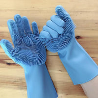Thumbnail for Magic Silicone Cleaning Gloves (in Pair)