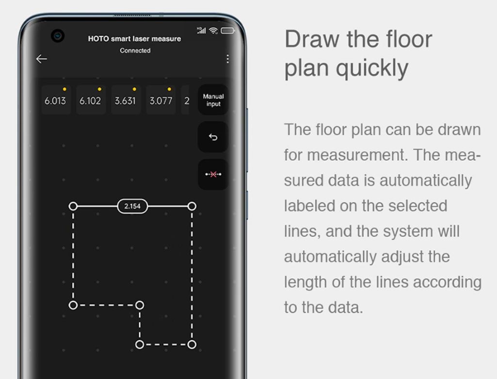 Bluetooth Laser Distance Measure
