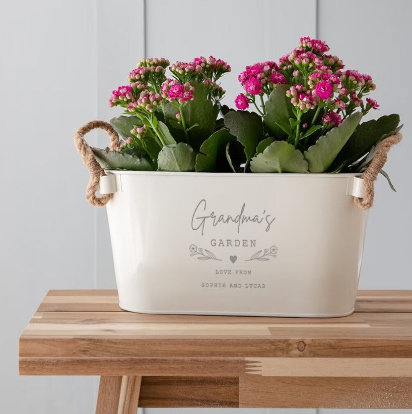 The Personalized Metal Planter