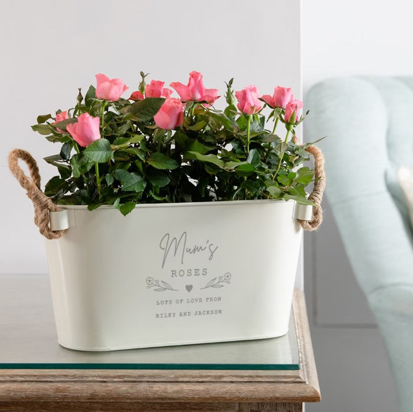 The Personalized Metal Planter