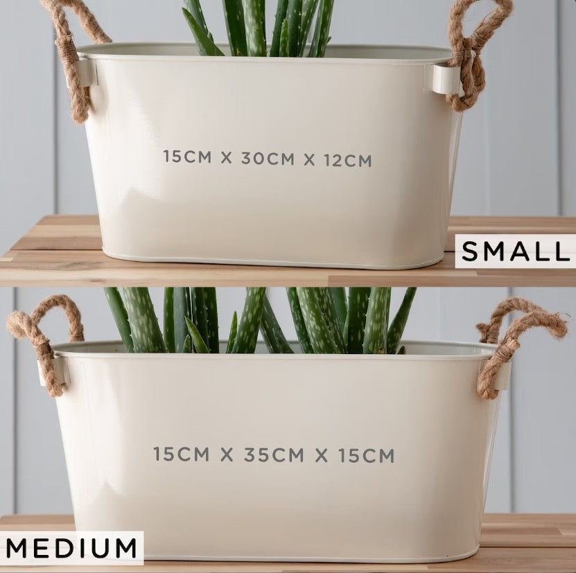 The Personalized Metal Planter