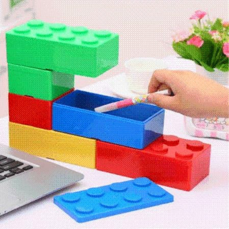 Building Blocks Storage Boxes - PeekWise