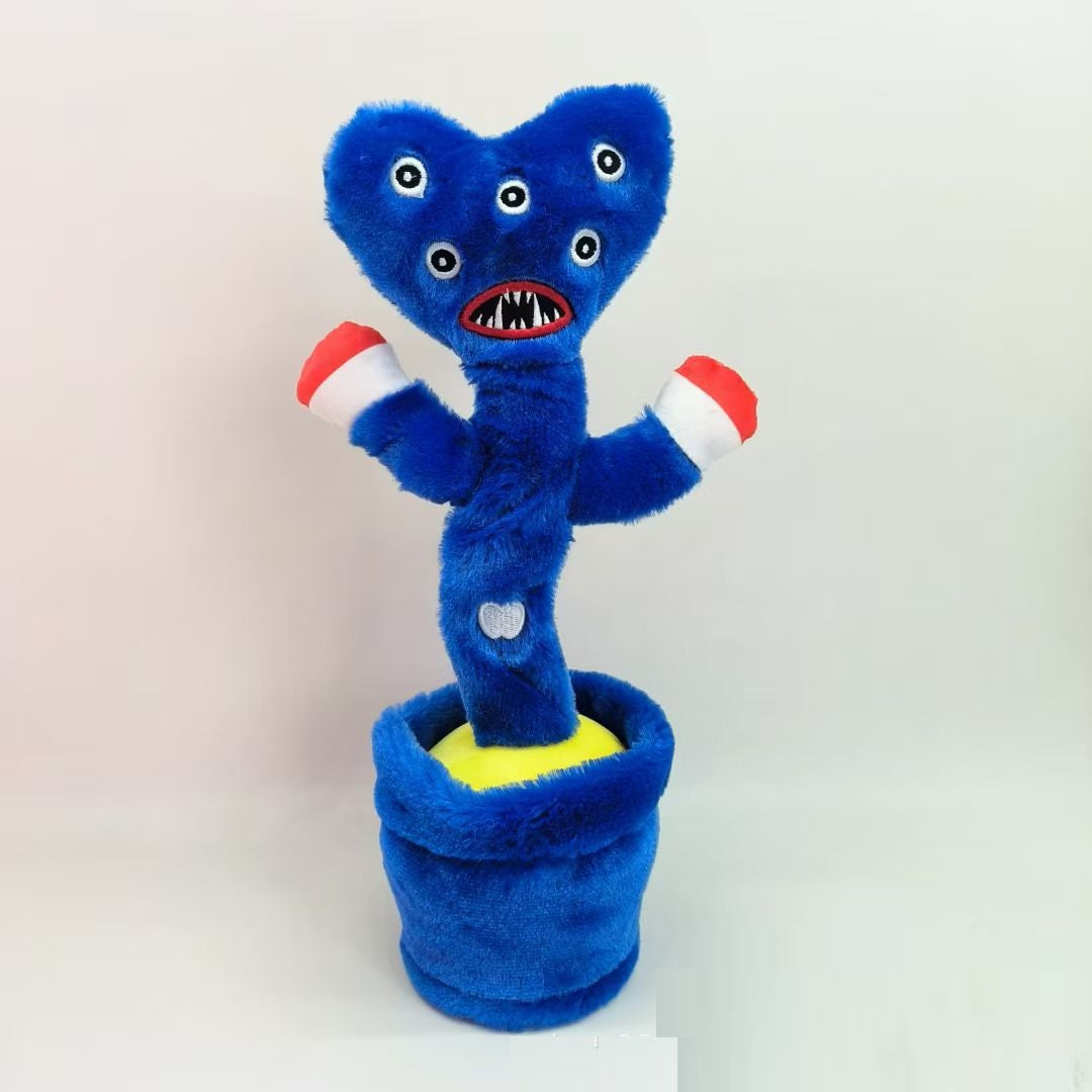 Dancing Blue Scary Plush Toy