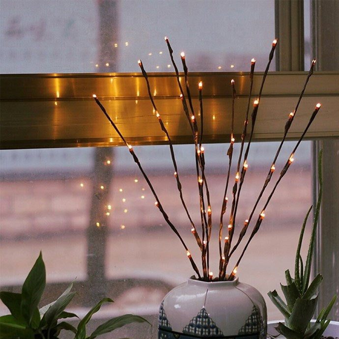 LED Willow Branch Lamp