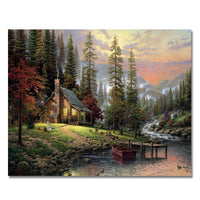 Thumbnail for The Cabin By the Lake - Van-Go Paint-By-Number Kit