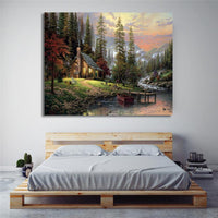 Thumbnail for The Cabin By the Lake - Van-Go Paint-By-Number Kit