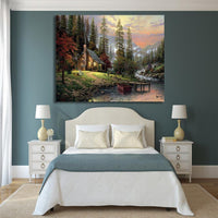 Thumbnail for The Cabin By the Lake - Van-Go Paint-By-Number Kit