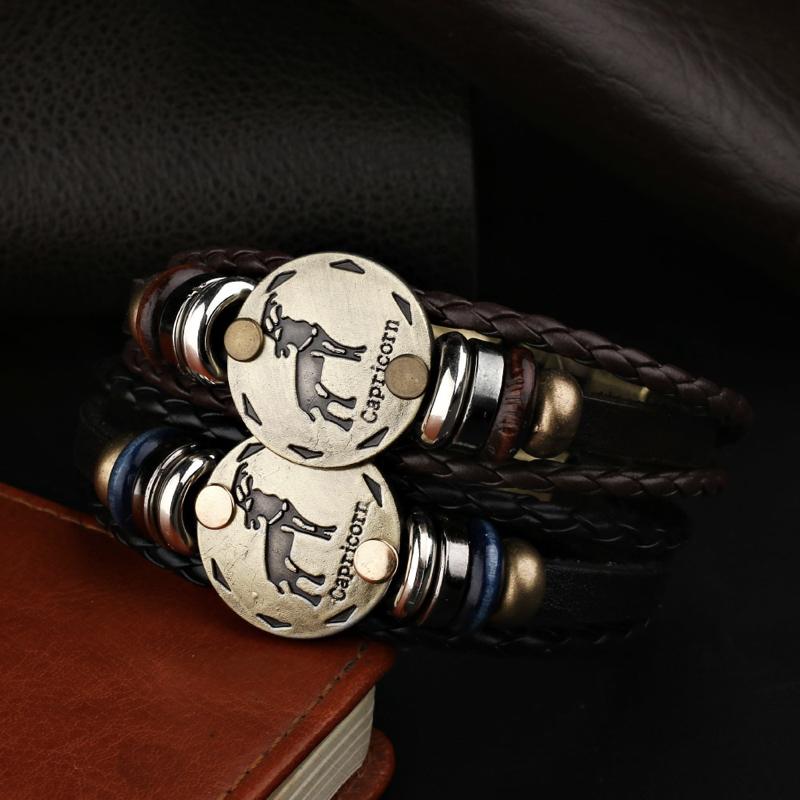 Italian Zodiac Bracelet 2018 (Black)