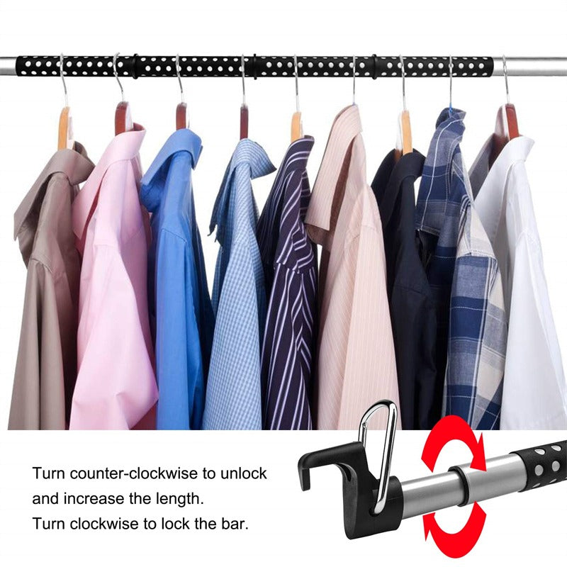 Adjustable Vehicle Clothing Rack