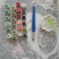 Thumbnail for Color Splash Cat - Van-Go Paint-By-Number Kit