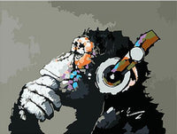 Thumbnail for Chimp DJ - Van-Go Paint-By-Number Kit