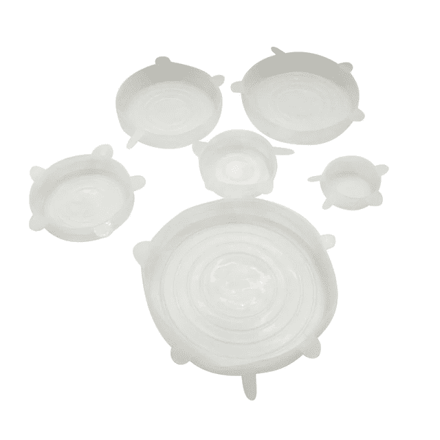 Universal Stretch & Seal Cover Lids (6 Pieces) - PeekWise