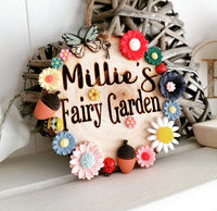 Thumbnail for Engraved Wooden Log Garden Plaque