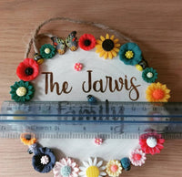 Thumbnail for Engraved Wooden Log Garden Plaque