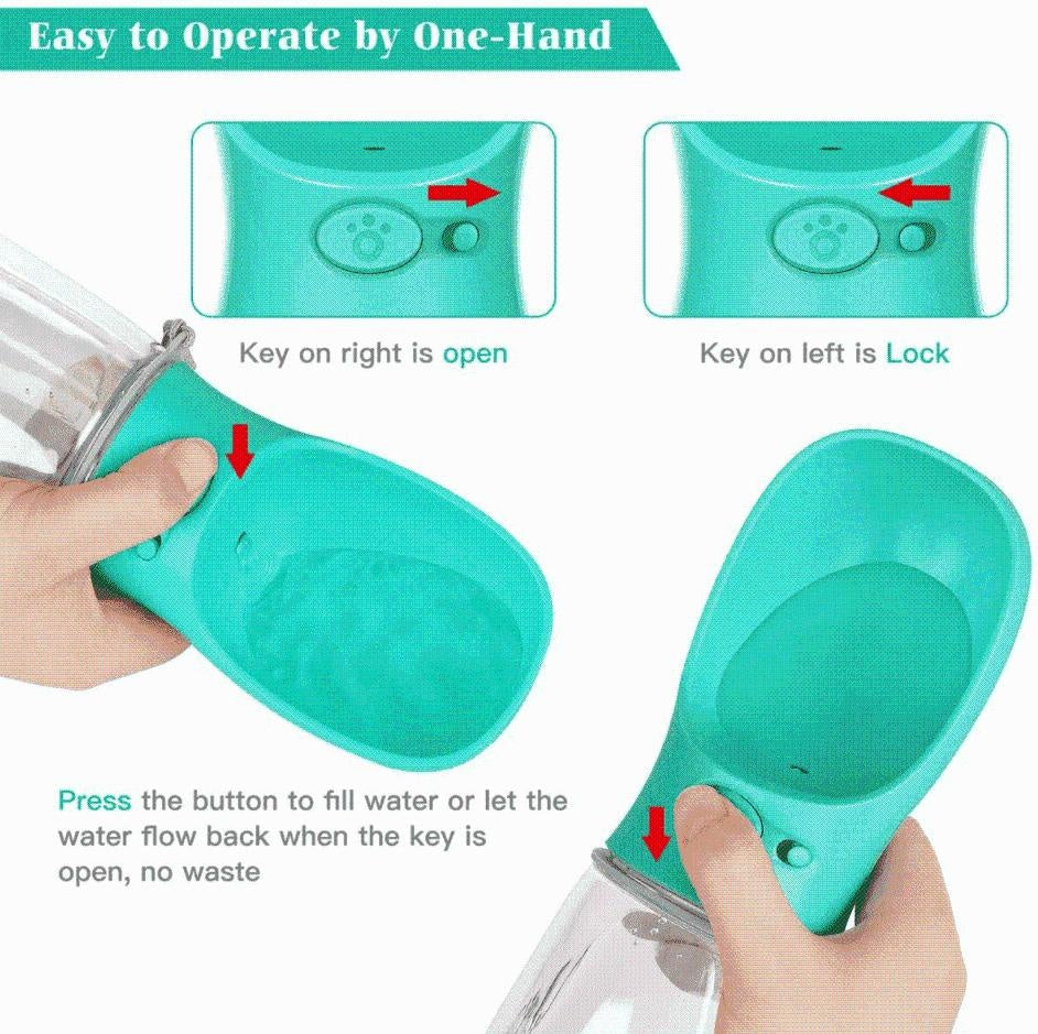 Dog Water Bottle PeekWise