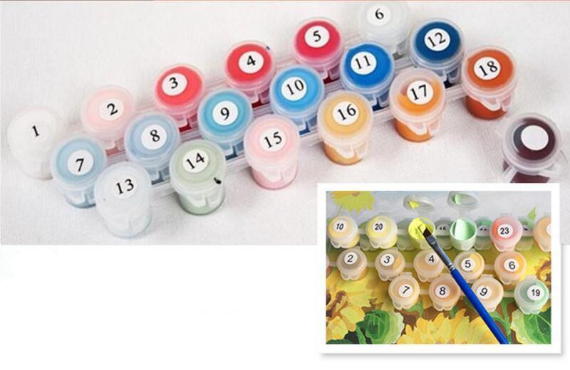 Girl with Dragon Tattoo - Van-Go Paint-By-Number Kit