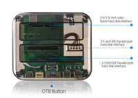 Thumbnail for Dual Bay IDE/SATA HDD Docking Station with Card Readers