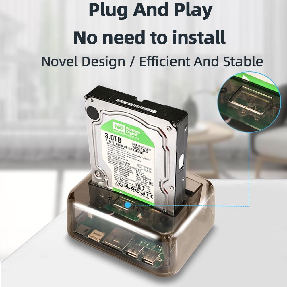 Dual Bay IDE/SATA HDD Docking Station with Card Readers