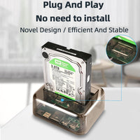 Thumbnail for Dual Bay IDE/SATA HDD Docking Station with Card Readers