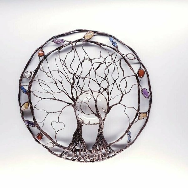 Circle Of Life-Metal Tree Wall Art