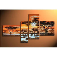 Thumbnail for 4 Piece Elephants on Safari - GemPaint™ Kit