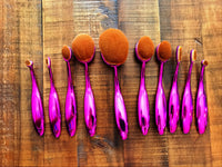 Thumbnail for GlamPink™ Makeup Brushes - 10 Piece Set