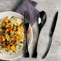 Thumbnail for Jet Black Silverware - 4 Piece Set