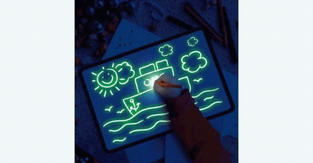 Draw With Light - LED Drawing Board For Hours of Fun for Your Kids!