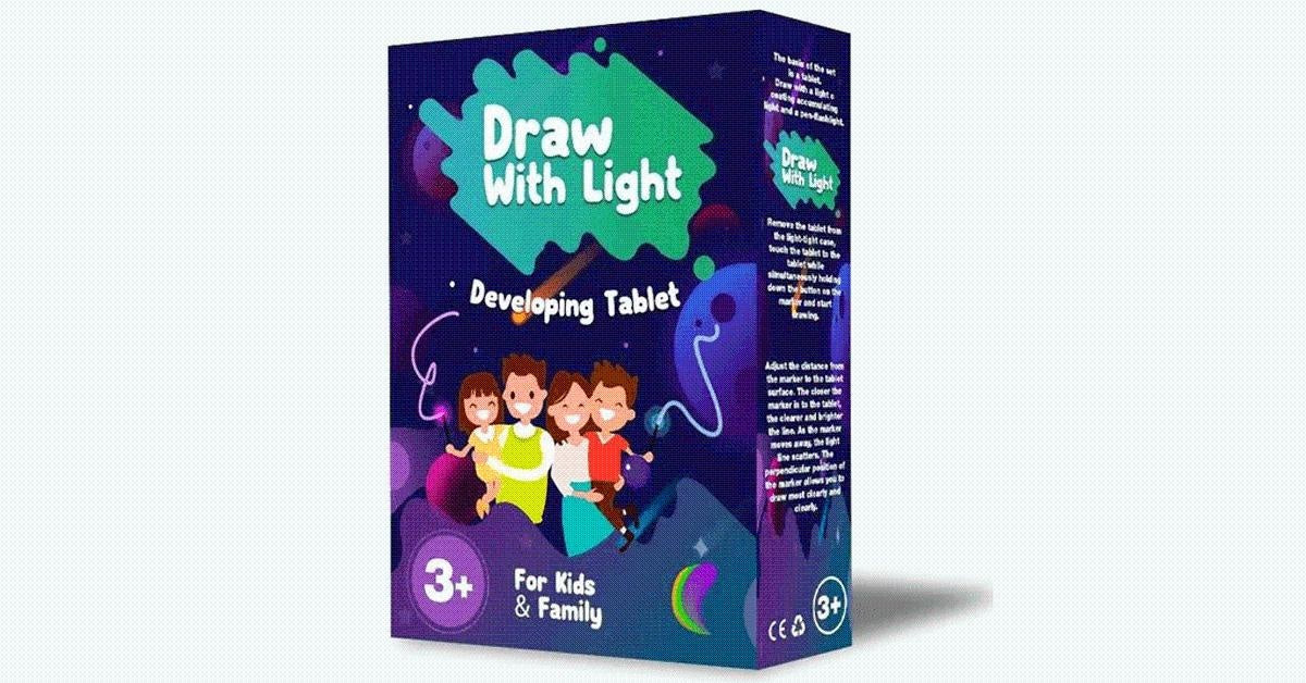 Draw With Light - LED Drawing Board For Hours of Fun for Your Kids!