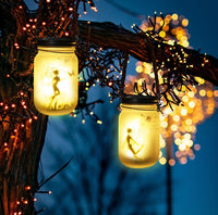 Thumbnail for Frosted Mason Jar Solar String Fairy Lights (2 pieces)