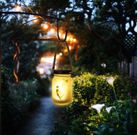Thumbnail for Frosted Mason Jar Solar String Fairy Lights (2 pieces)