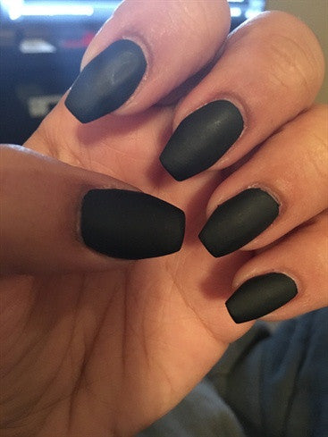 Midnight Matte Black Nail Polish