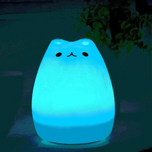 Color Change Cat Night Light