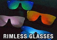 Thumbnail for Colored Rimless Mirror Sunglasses PeekWise